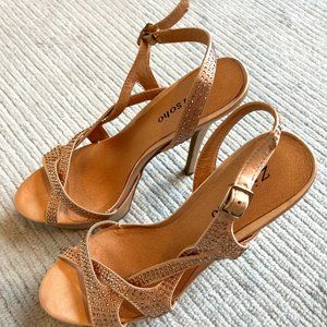 Beautiful Platform Rose Gold heels